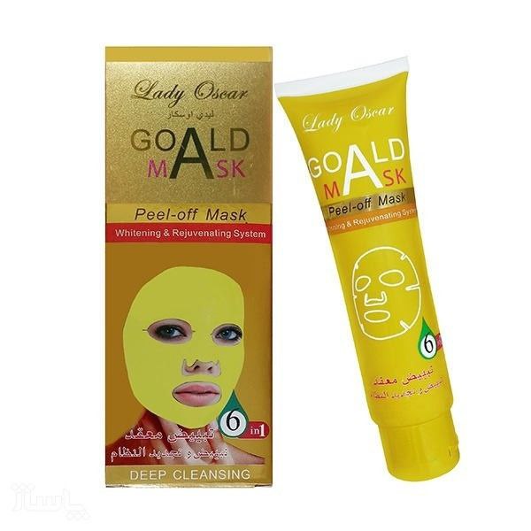 ماسک صورت لیدی اسکار مدل Gold حجم 120 میلی لیتری