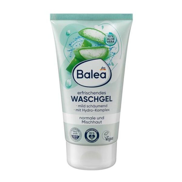 ژل شستشوی صورت پوست نرمال باله آ مدل Aloe Vera